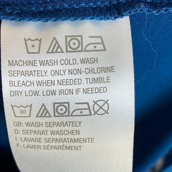 Susan Graver Womens Liquid Knit Tunic Top Size 2X Asymmetric Stretch Mature Blue - Picture 8 of 12